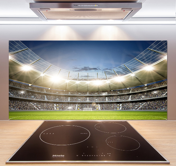 Crédence cuisine en verre trempé Stade
