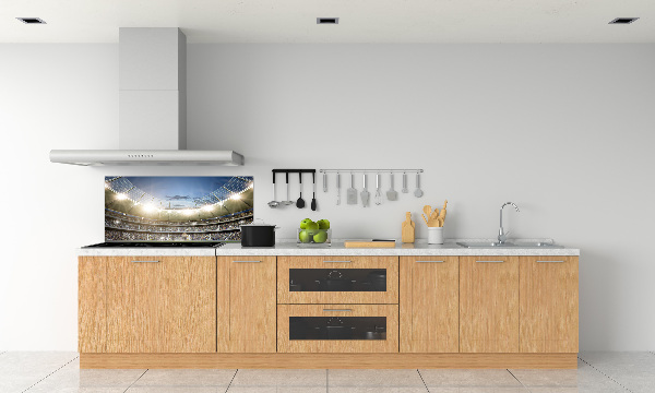 Crédence cuisine en verre trempé Stade