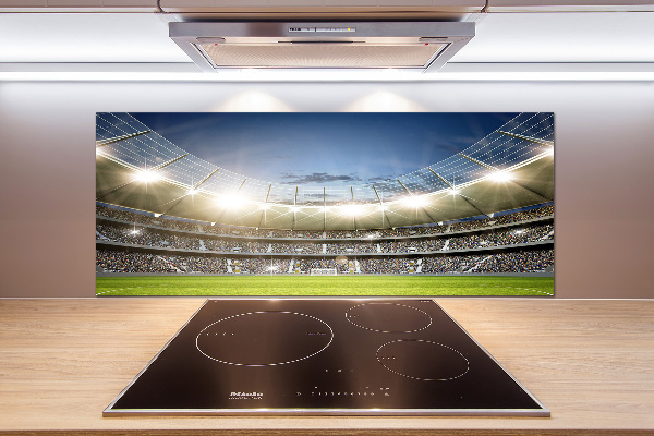 Crédence cuisine en verre trempé Stade