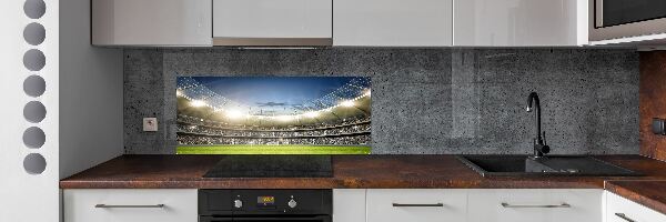 Crédence cuisine en verre trempé Stade