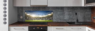 Crédence cuisine en verre trempé Stade