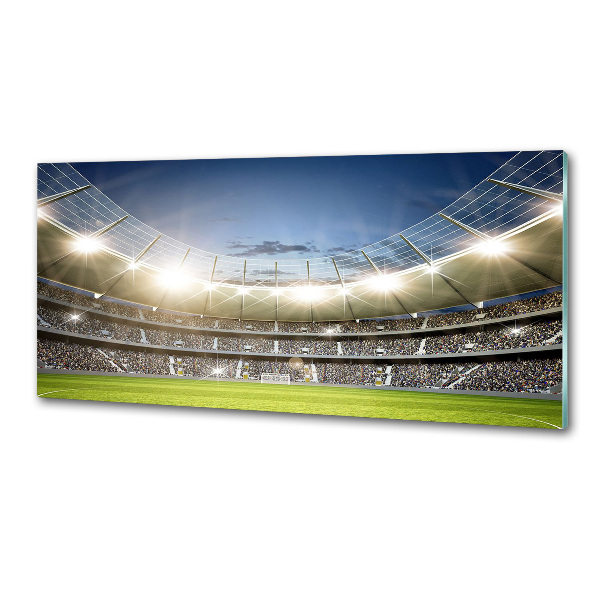 Crédence cuisine en verre trempé Stade