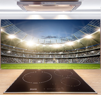 Crédence cuisine en verre trempé Stade