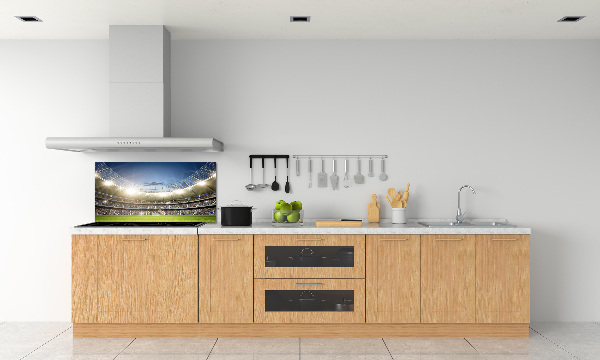 Crédence cuisine en verre trempé Stade
