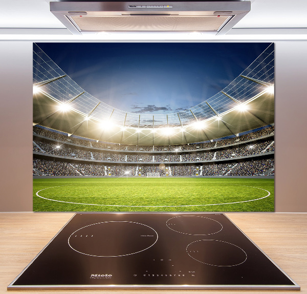 Crédence cuisine en verre trempé Stade