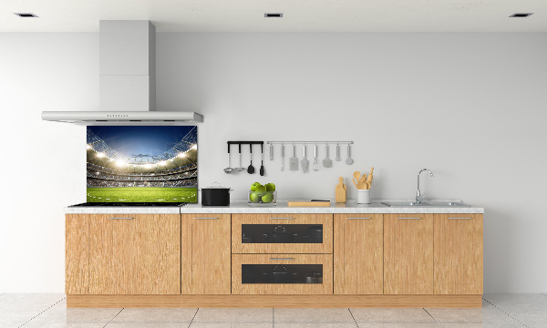 Crédence cuisine en verre trempé Stade