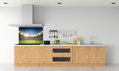 Crédence cuisine en verre trempé Stade