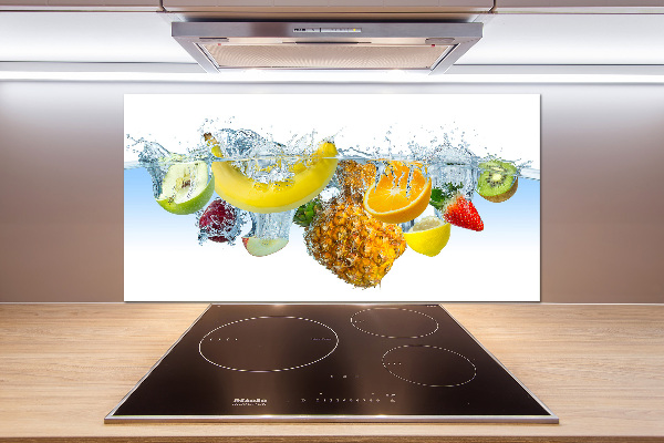 Verre pour crédence Fruits sous l'eau