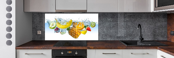 Verre pour crédence Fruits sous l'eau
