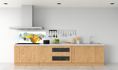 Verre pour crédence Fruits sous l'eau