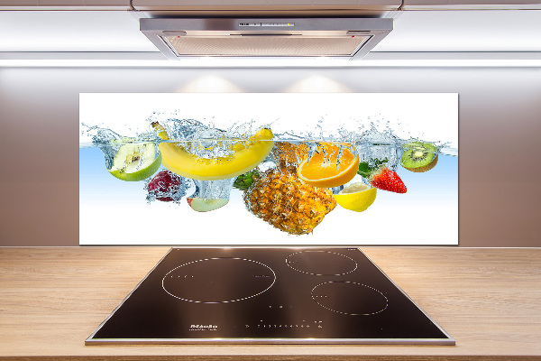 Verre pour crédence Fruits sous l'eau