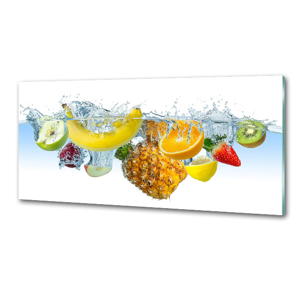Verre pour crédence Fruits sous l'eau