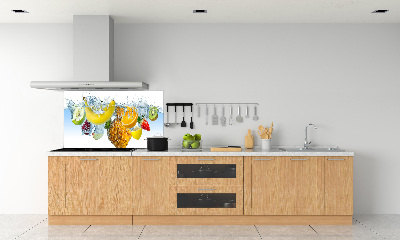 Verre pour crédence Fruits sous l'eau