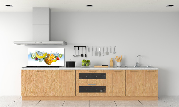 Verre pour crédence Fruits sous l'eau