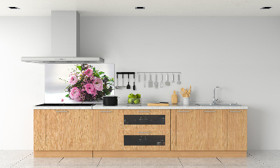 Crédence en verre avec motif Bouquet de roses