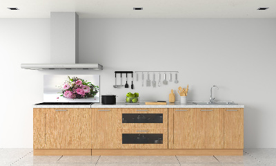 Crédence en verre avec motif Bouquet de roses