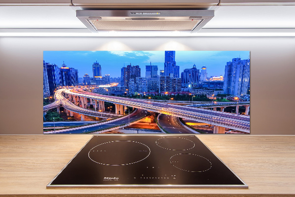Crédence cuisine en verre trempé Viaduc