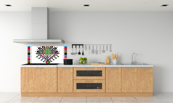 Crédence en verre avec motif Motif folklorique polonais