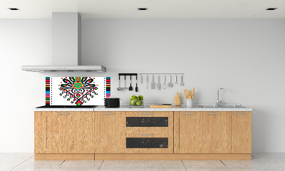 Crédence en verre avec motif Motif folklorique polonais