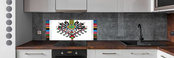 Crédence en verre avec motif Motif folklorique polonais