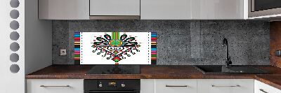 Crédence en verre avec motif Motif folklorique polonais