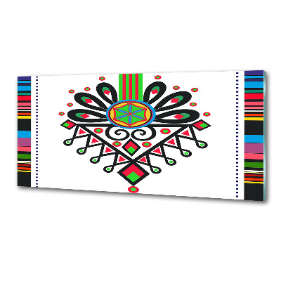 Crédence en verre avec motif Motif folklorique polonais