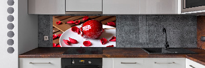 Crédence de cuisine en verre Pomme sur un bâton