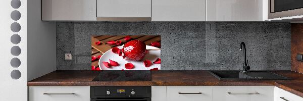 Crédence de cuisine en verre Pomme sur un bâton