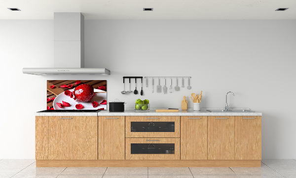Crédence de cuisine en verre Pomme sur un bâton