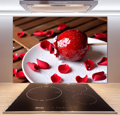 Crédence de cuisine en verre Pomme sur un bâton