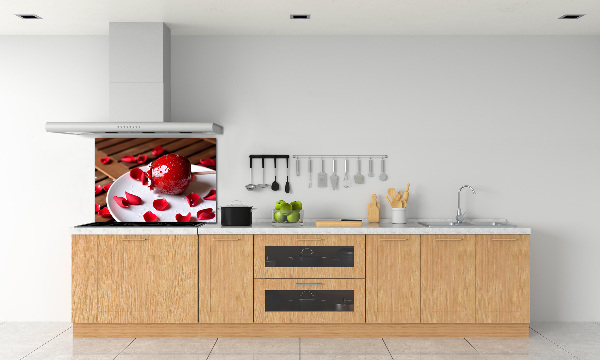 Crédence de cuisine en verre Pomme sur un bâton