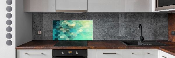 Crédence en verre avec motif Fond d'abstraction