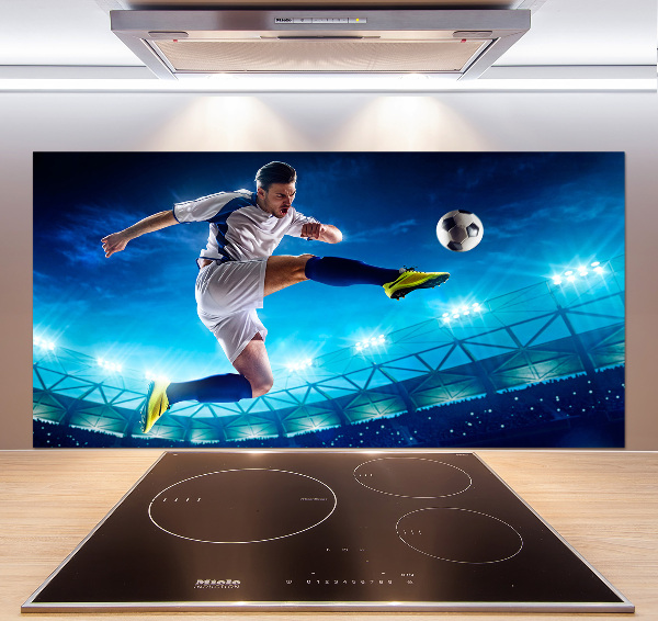 Crédence en verre avec motif Football dans le stade