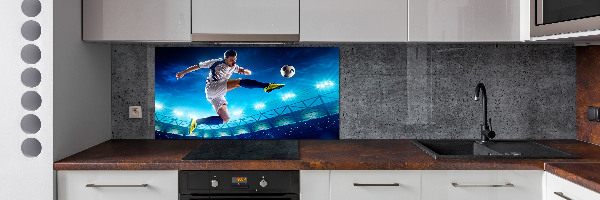 Crédence en verre avec motif Football dans le stade