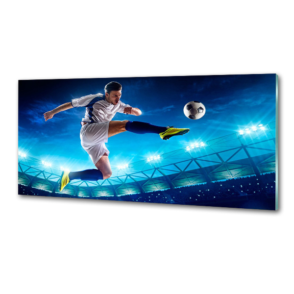 Crédence en verre avec motif Football dans le stade