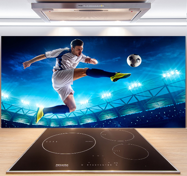 Crédence en verre avec motif Football dans le stade