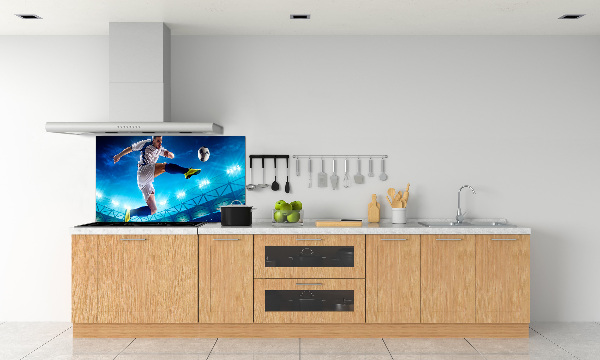 Crédence en verre avec motif Football dans le stade