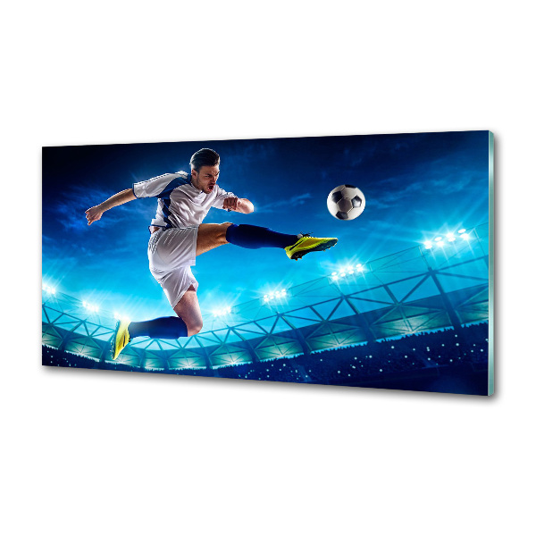Crédence en verre avec motif Football dans le stade