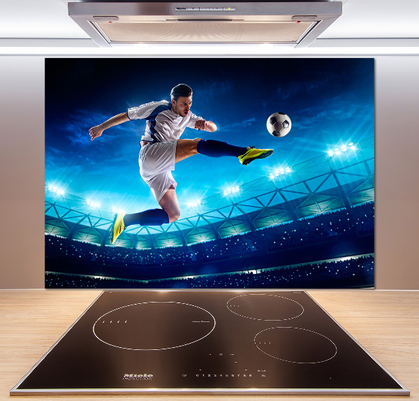 Crédence en verre avec motif Football dans le stade