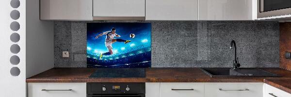 Crédence en verre avec motif Football dans le stade