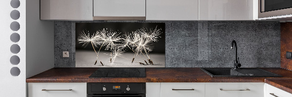 Crédence cuisine en verre trempé Graine de bouffi