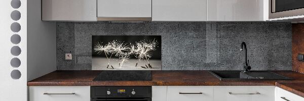Crédence cuisine en verre trempé Graine de bouffi