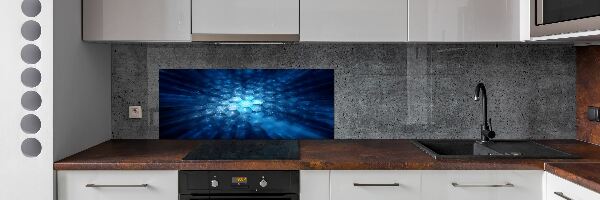 Crédence de cuisine en verre Cristaux