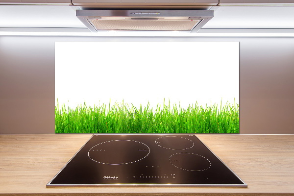 Crédence de cuisine en verre L'herbe