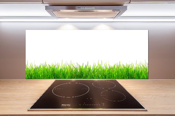Crédence de cuisine en verre L'herbe