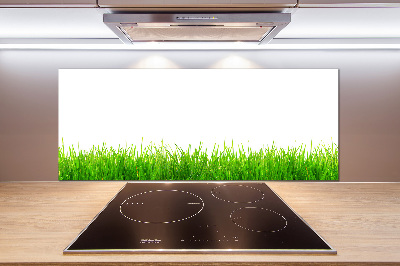 Crédence de cuisine en verre L'herbe