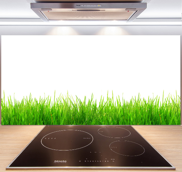 Crédence de cuisine en verre L'herbe