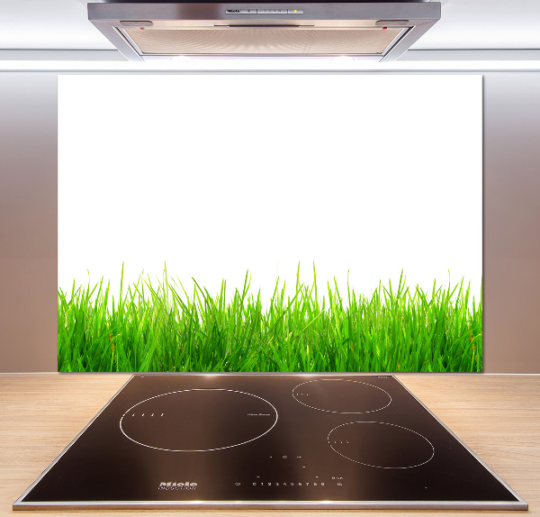 Crédence de cuisine en verre L'herbe