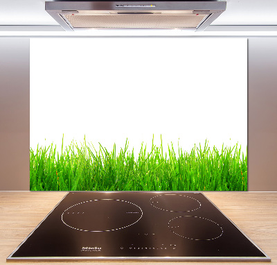 Crédence de cuisine en verre L'herbe