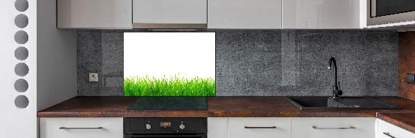 Crédence de cuisine en verre L'herbe